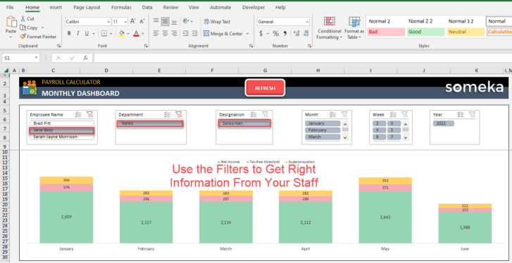 Payroll-Calculator-Someka-Excel-Template-SS8