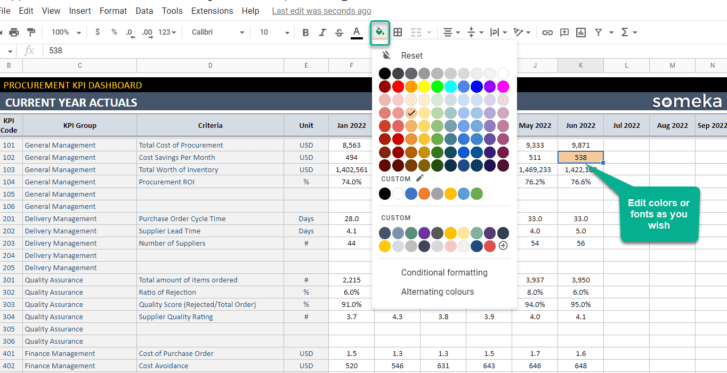 Procurement-KPI-Dashboard-Someka-Google-Sheets-Template-S08