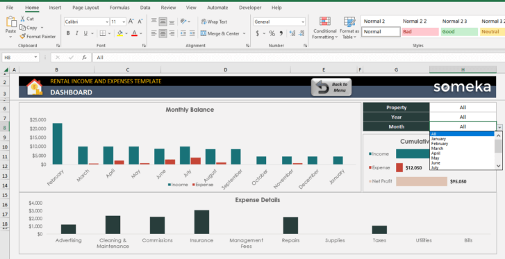 Rental-Income-Expenses-Someka-Excel-Template-SS12