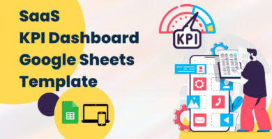 SaaS KPI Dashboard Google Sheets Template