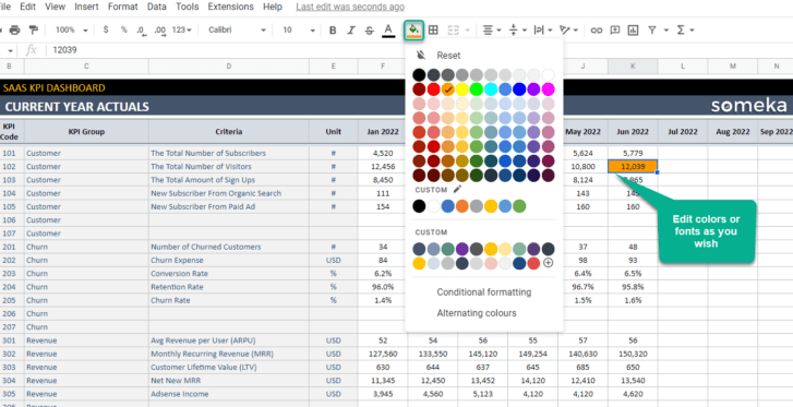 SaaS-KPI-Dashboard-Someka-Google-Sheets-Template-S08