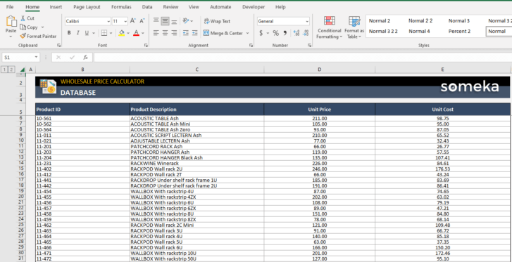 Wholesale-Price-Calculator-Someka-Excel-Template-SS4