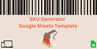 SKU Generator Google Sheets Template