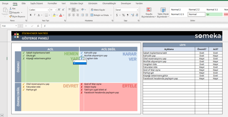 Eisenhower-Matrisi-Someka-Excel-Şablonu-SS2-u