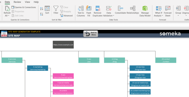 Sitemap-Generator-Someka-Excel-Template-SS3