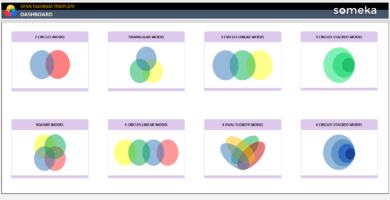 Excel Venn Diagram Maker