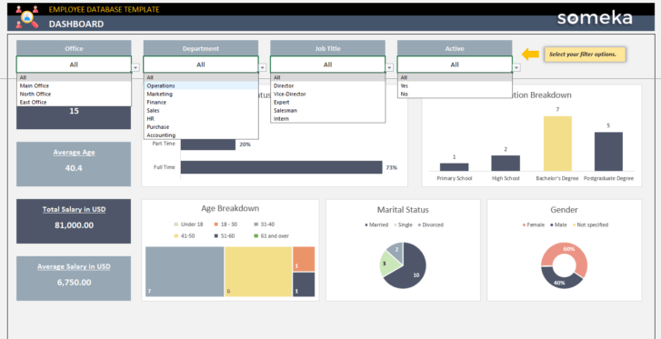 Employee-Database-Someka-Excel-Template-SS11