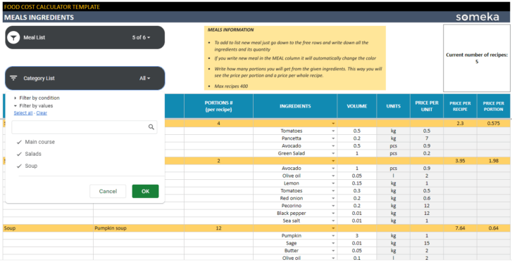 Food-Cost-Calculator-Someka-Google-Sheets-Template-SS9