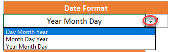 how to change date format on Kanban