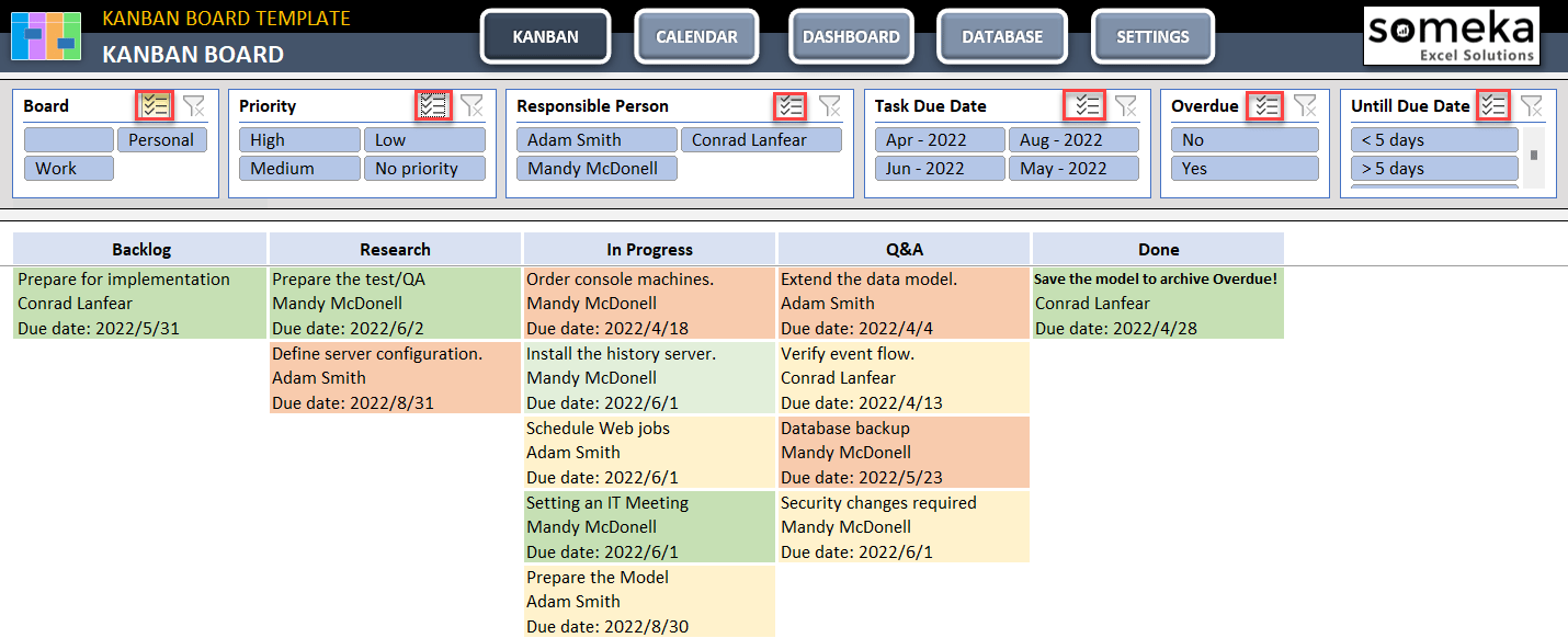 use Multi-Select from the Board