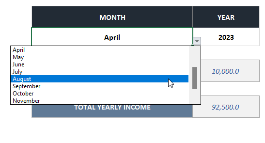 options for personal financial statements