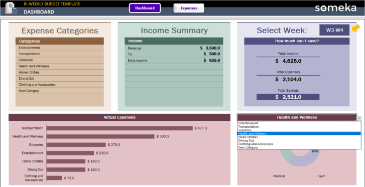 Bi-Weekly-Budget-Someka-Excel-Template-SS4