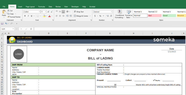 Bill-Of-Lading-Someka-Excel-Template-SS6