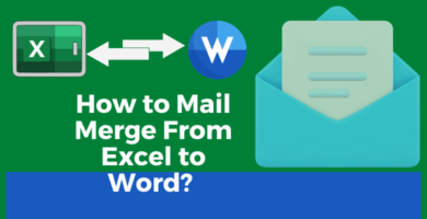 How To Mail Merge From Excel To Word S01