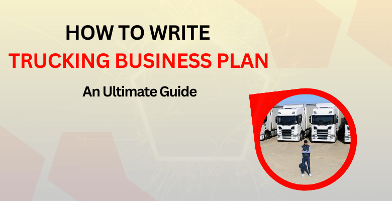 business plan template trucking