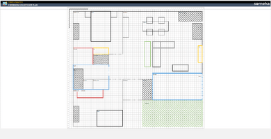 2 Bedroom House Floor Plan Someka Example Cover