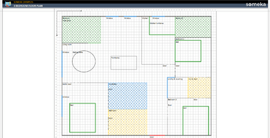 3 Bedroom Floor Plan Someka Example Cover