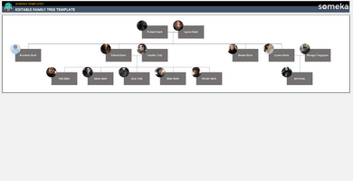 Editable Family Tree Template Someka Example Cover