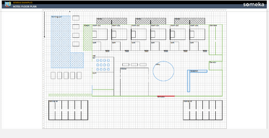 Hotel Floor Plan Someka Example Cover