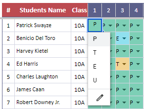 attendance tracker google sheets