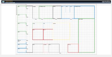 Office Floor Plan Someka Example Cover