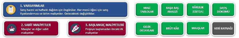 5 yıllık finansal rapor kafeler için