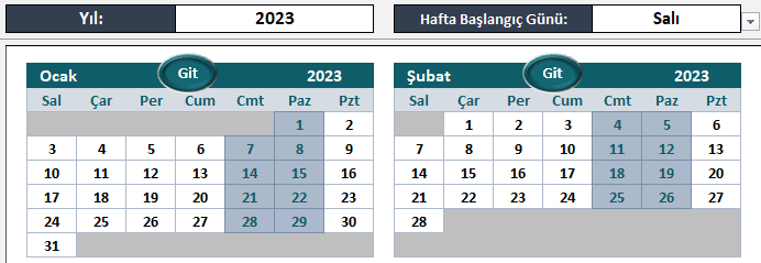 internetsiz haftalık ajanda ve planlayıcılar