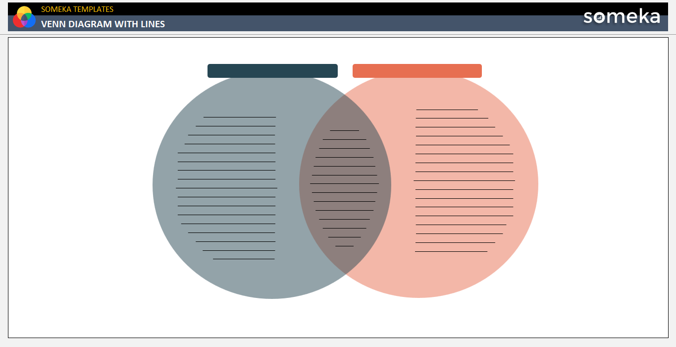 Venn Diagram With Lines Someka Example Cover