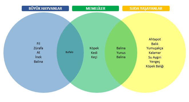 doğrusal çember birleşik küme örneği