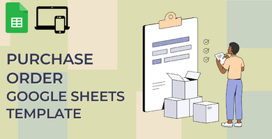 Purchase Order Google Sheets Template