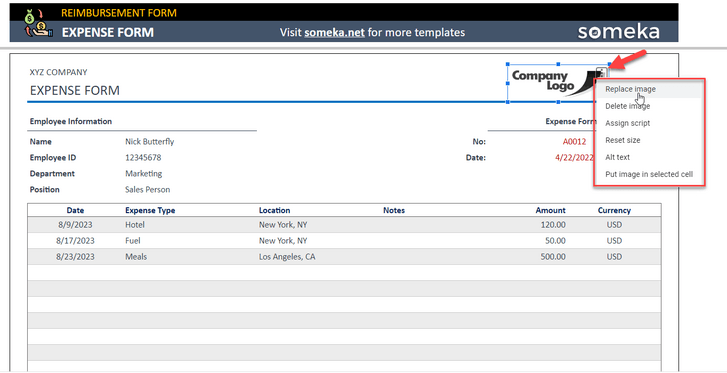 Reimbursement-Form-Someka-Google-Sheets-Template-SS4