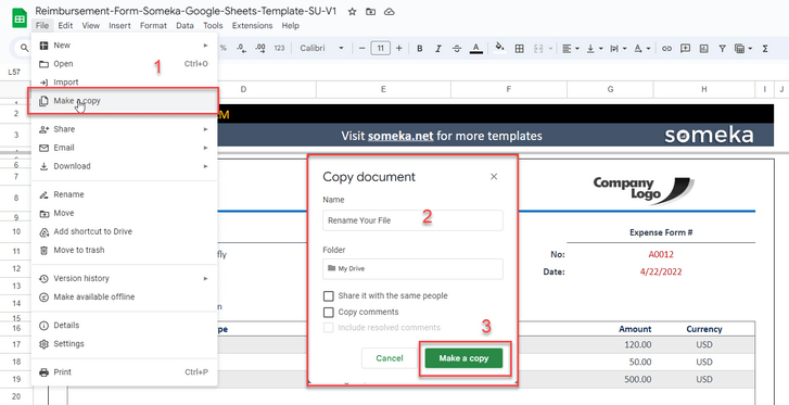 Reimbursement-Form-Someka-Google-Sheets-Template-SS6