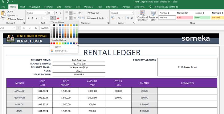 Rent-Ledger-Someka-Excel-Template-SS6