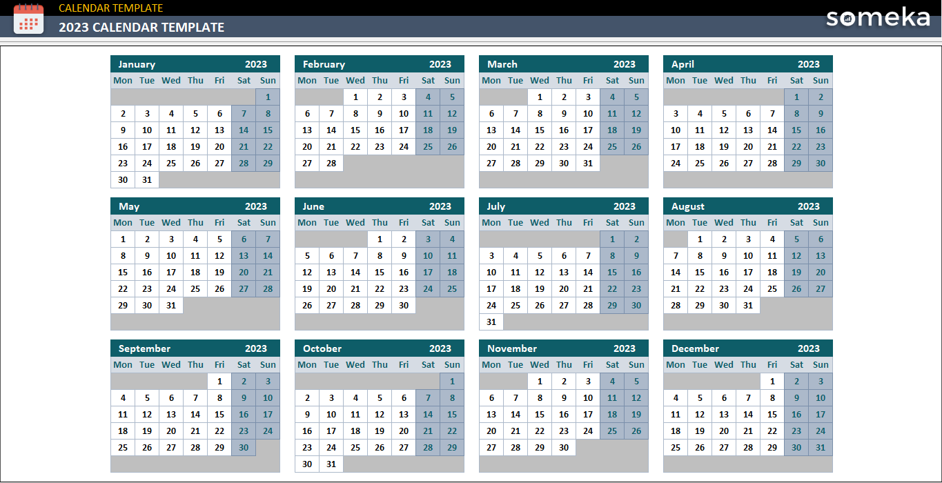 2023-Calendar-Template-Someka-Example-SS1