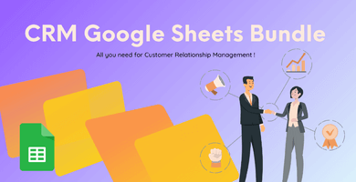 CRM Google Sheets Templates Bundle