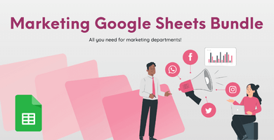 Marketing Google Sheets Templates Bundle