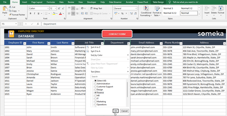 Employee-Directory-Someka-Excel-Template-SS3