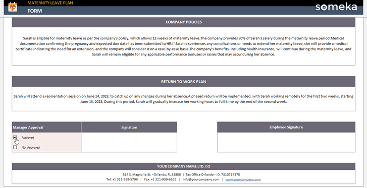 Maternity-Leave-Plan-Someka-Excel-Template-SS3