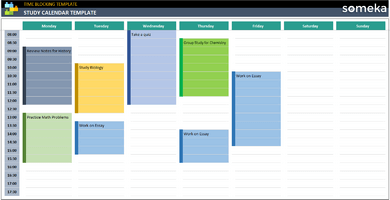 Study-Calendar-Template-Someka-Example-SS1