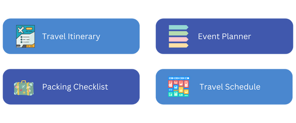 Excel Travel Plannner