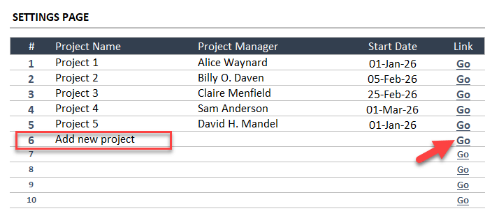 Issues Log Spreadsheet