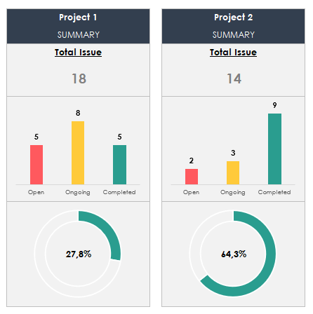 Issues Log Spreadsheet